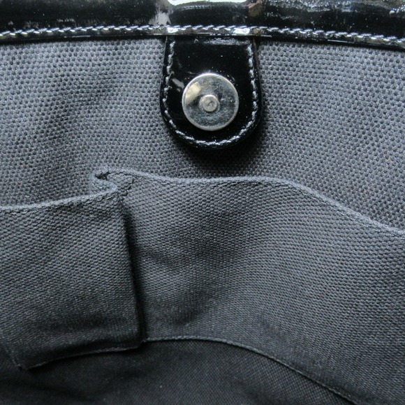 Christian Dior Embossed Tote Bag Patent Leather - Picture 6 of 8